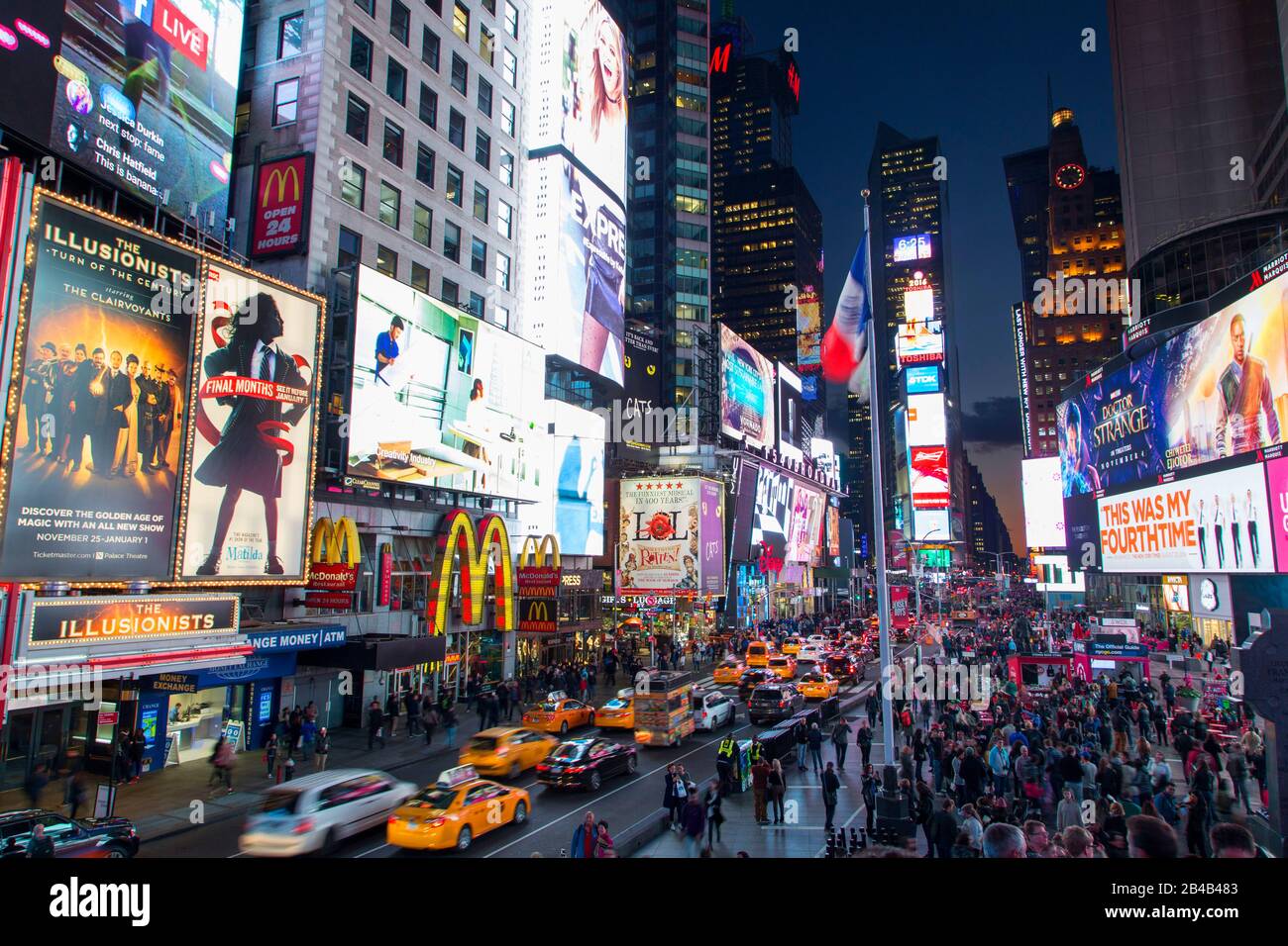 United States, New York, Manhattan, Times Square Stock Photo Alamy