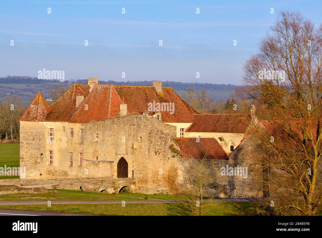 France, Côte-d'Or (21), castle Eguilly Stock Photo