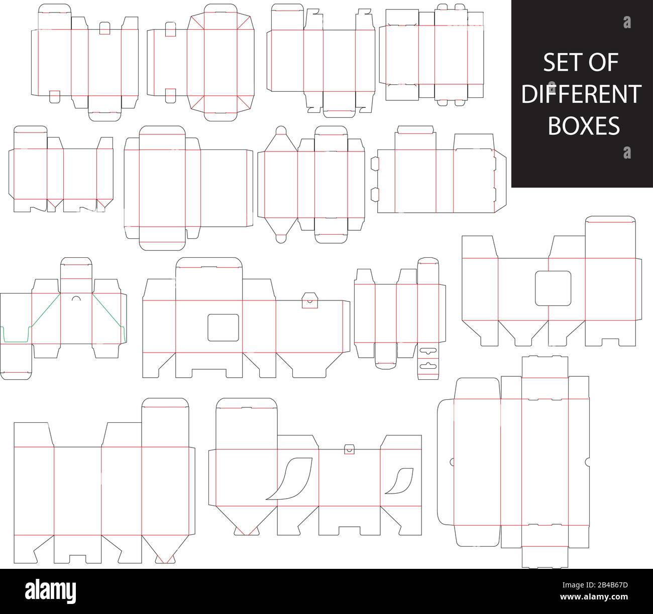 Set Of Shopping Bag Stock Vector