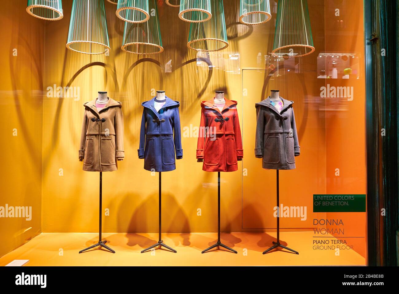 MILAN, ITALY - CIRCA NOVEMBER, 2017: display window at United Colors of  Benetton store in Milan Stock Photo - Alamy