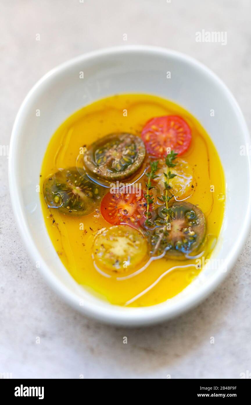 Tomato fruit juice marinade Stock Photo Alamy