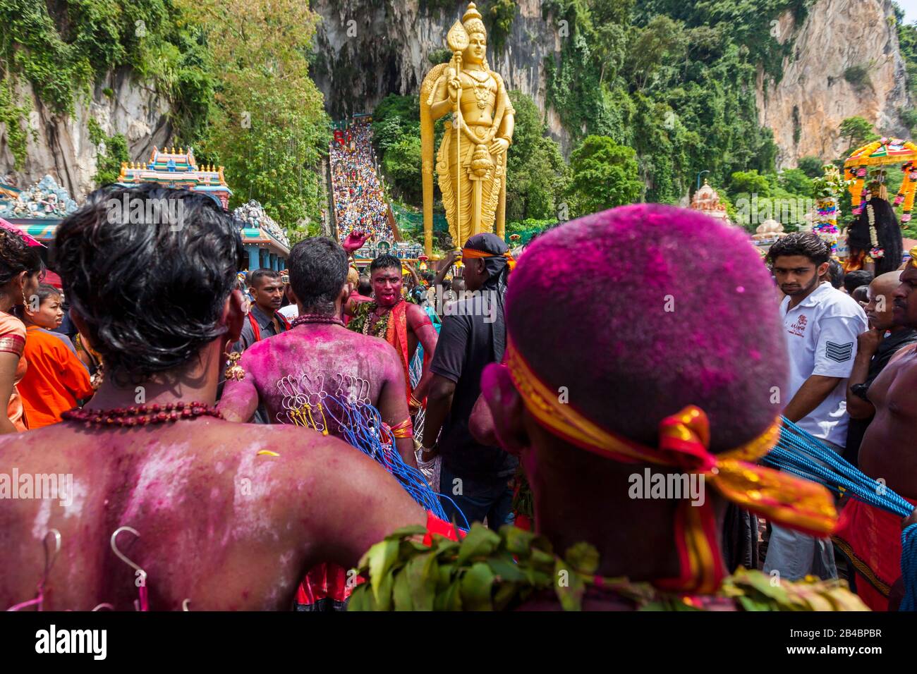 Malaysia, Selangor State, Batu Caves, Hindu festival Thaipusam