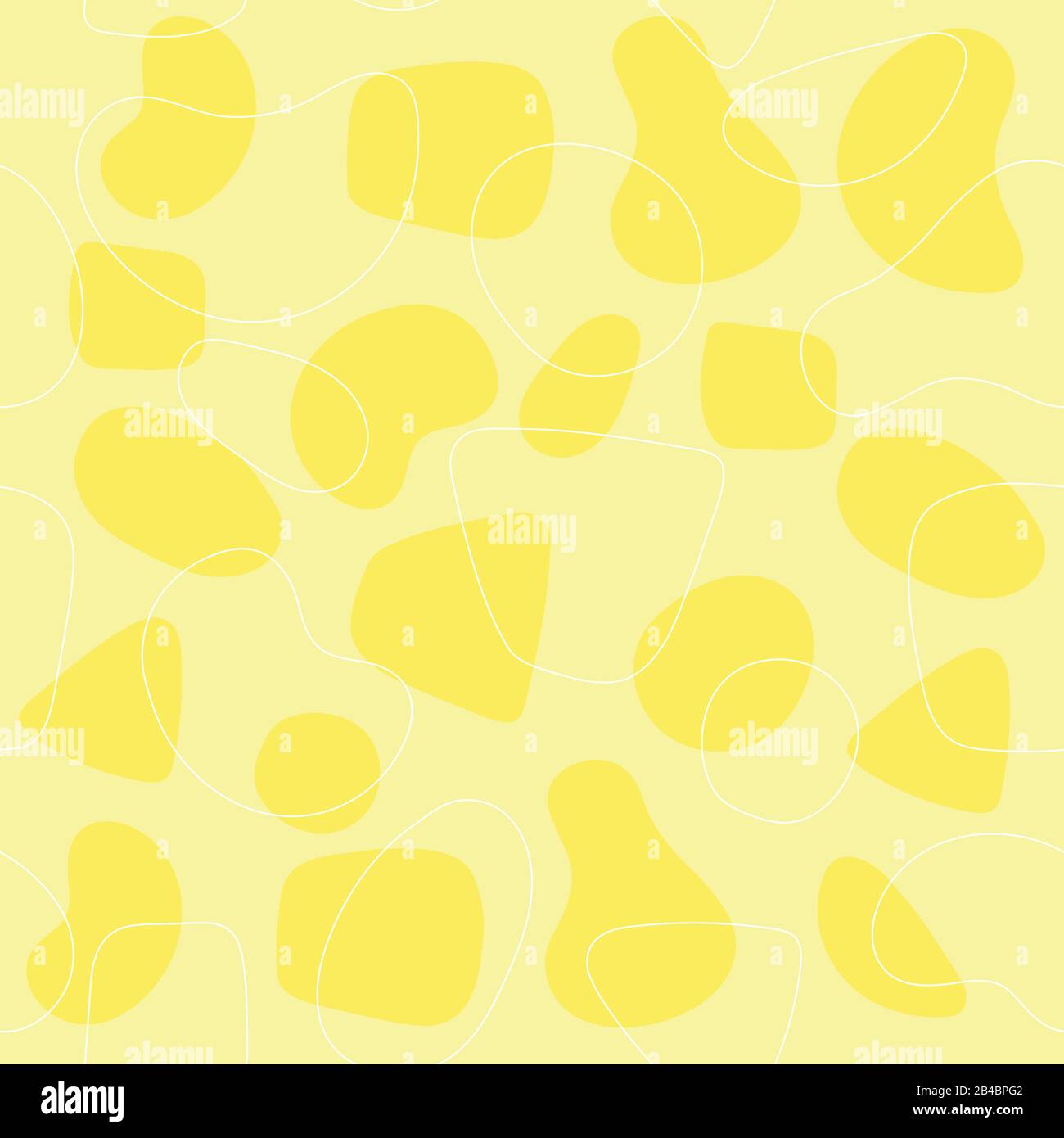 Abstract modern retro seamless background spots shapes Stock Vector