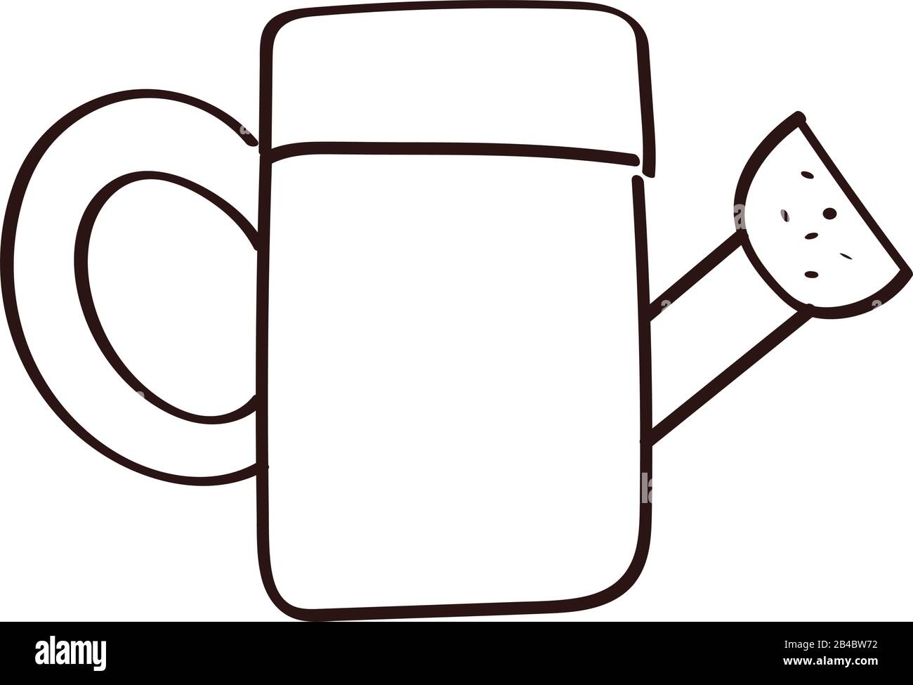 gardener sprinkler pot line style Stock Vector Image & Art - Alamy