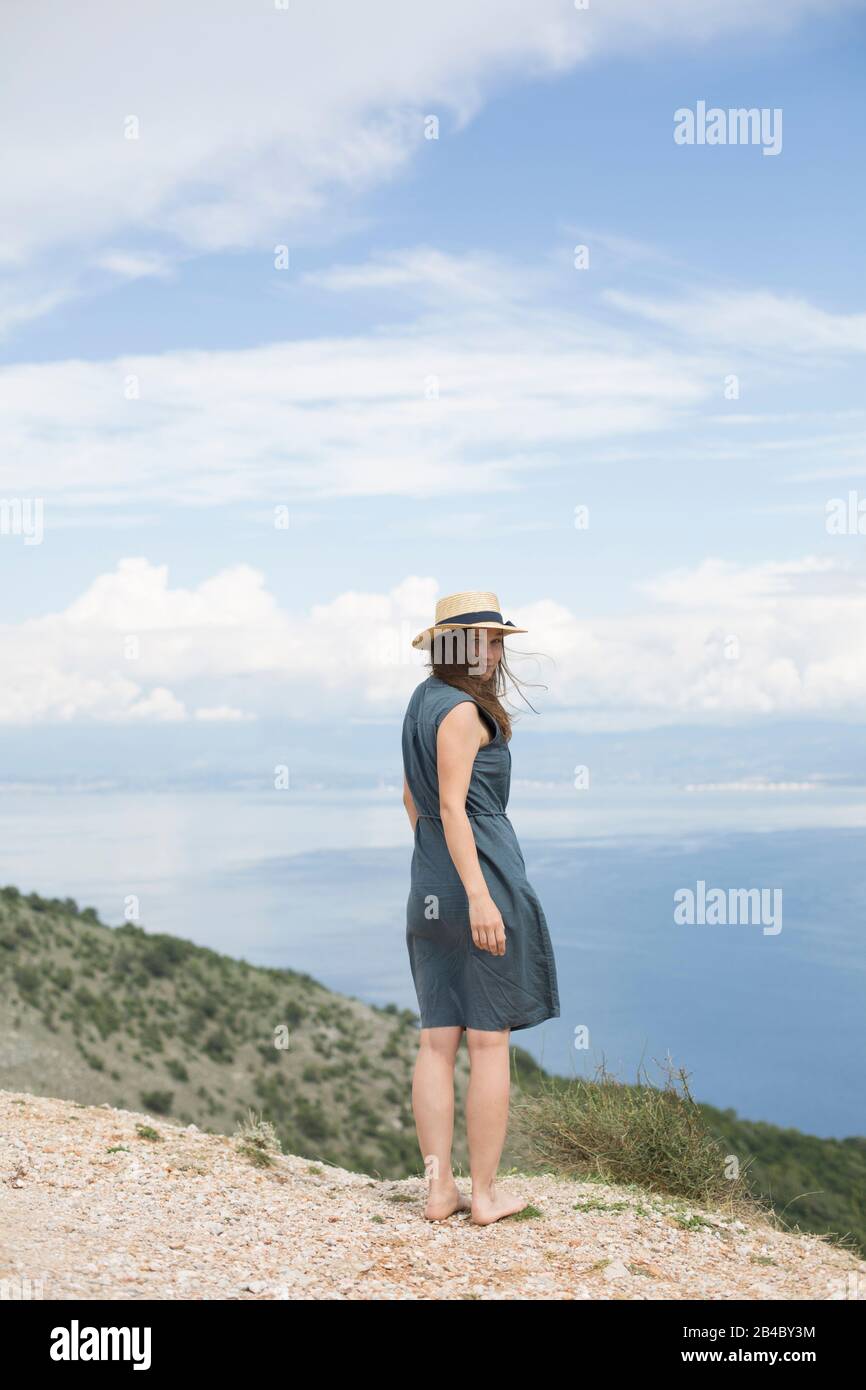Mature woman with feet up hi-res stock photography and images - Alamy