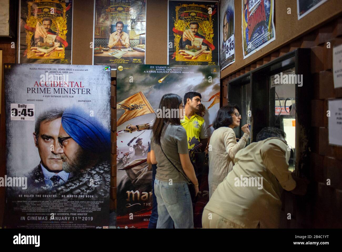 Bollywood cinema ticket office hi-res stock photography and images - Alamy