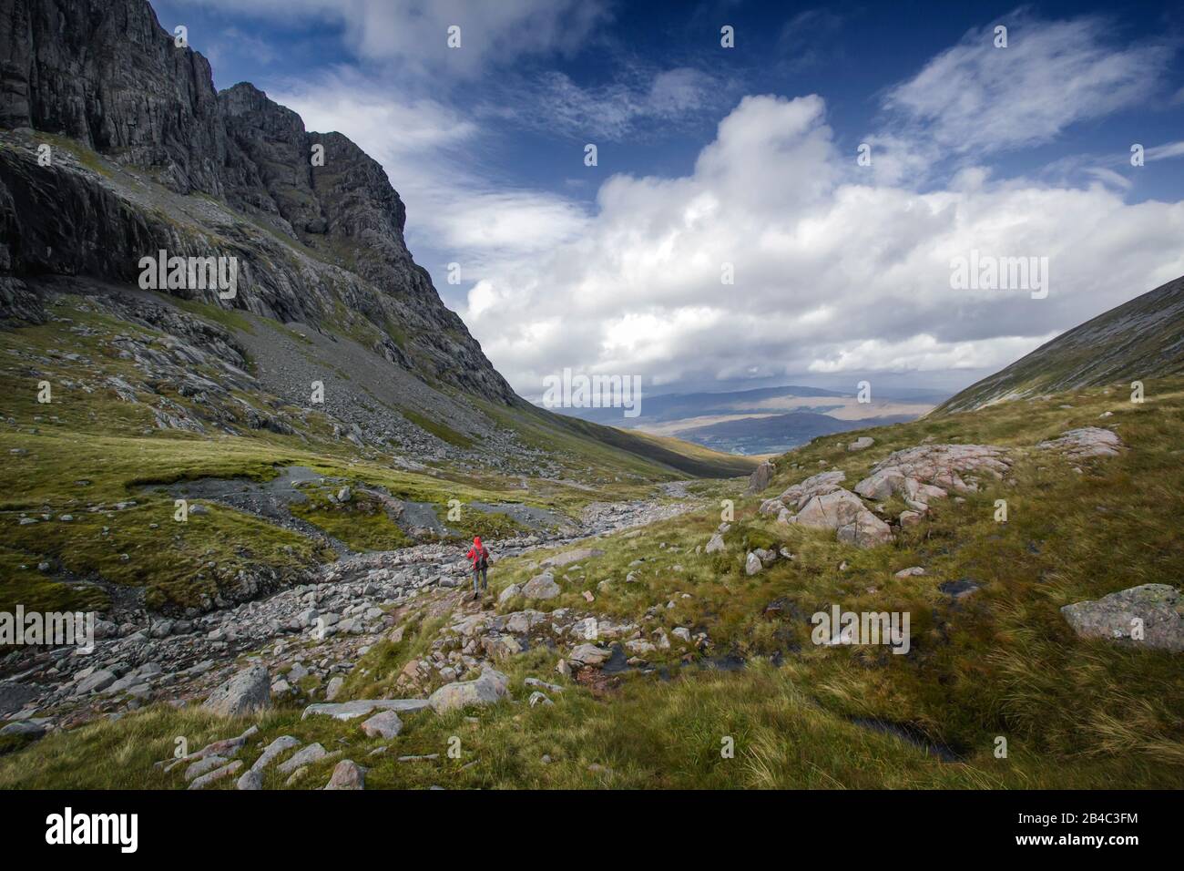 The beautiful and fascinating highlands in Scotland Stock Photo