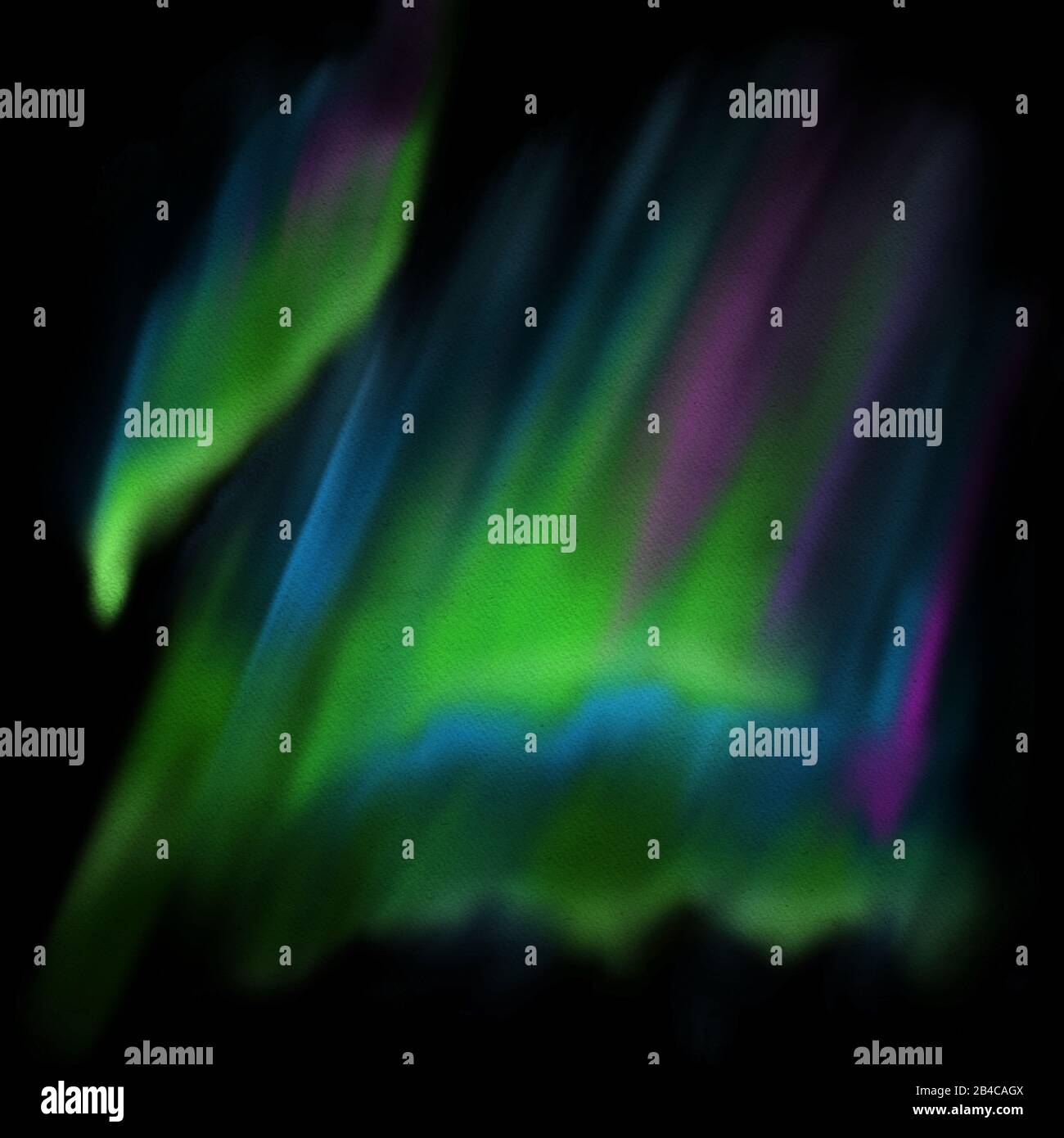 Aurora Polaris and Aurora Borealis illustration. Shining northern lights on  black space sky illustration with watercolor texture. Northern light Stock  Photo - Alamy