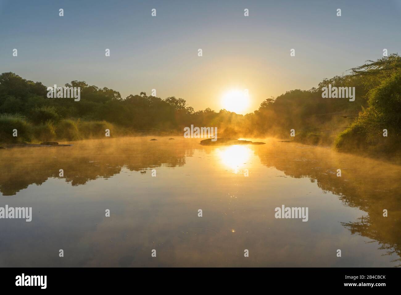 Masai mara landscape with river hi-res stock photography and images - Alamy