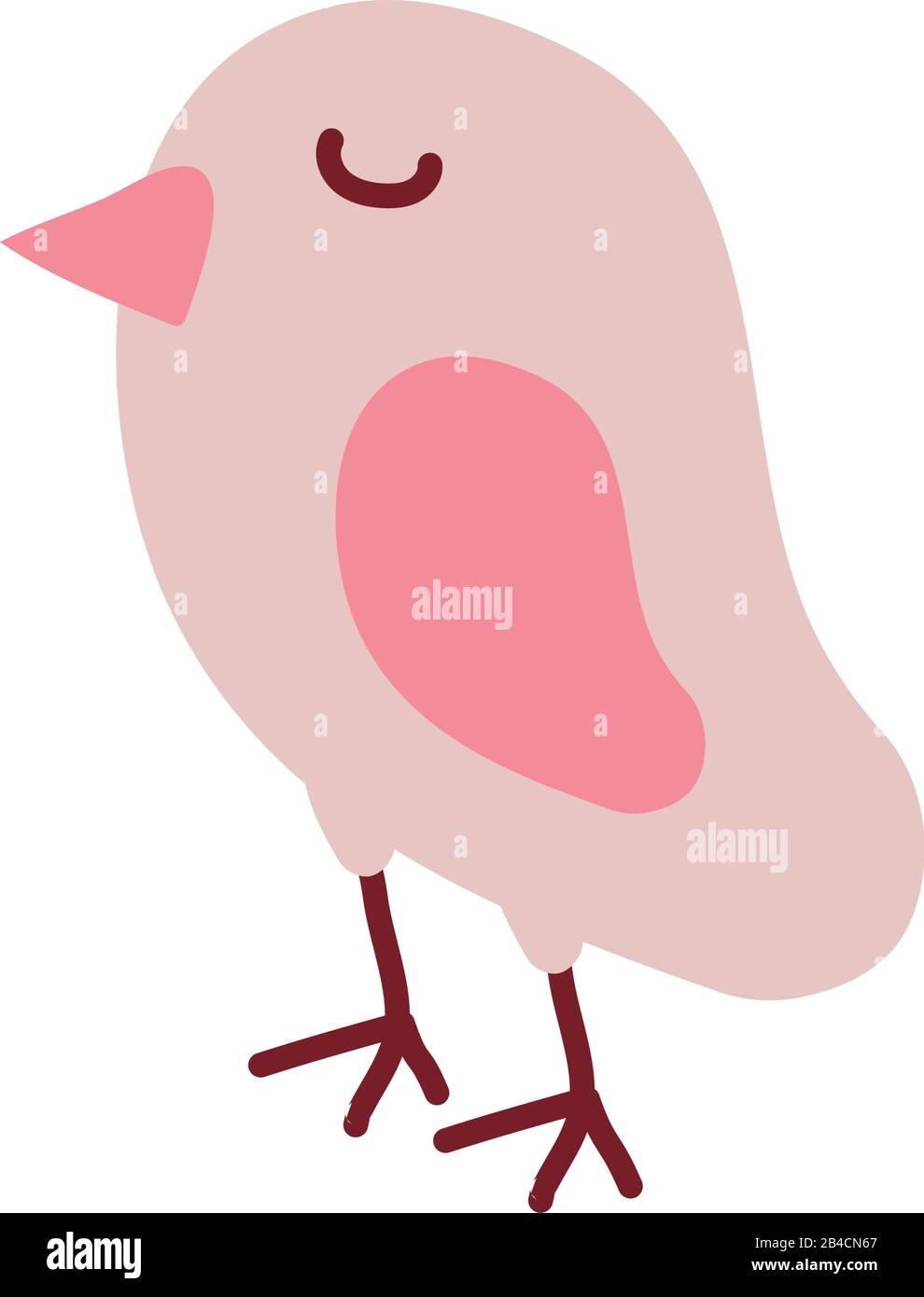 cute bird on white background vector illustration design Stock Vector ...