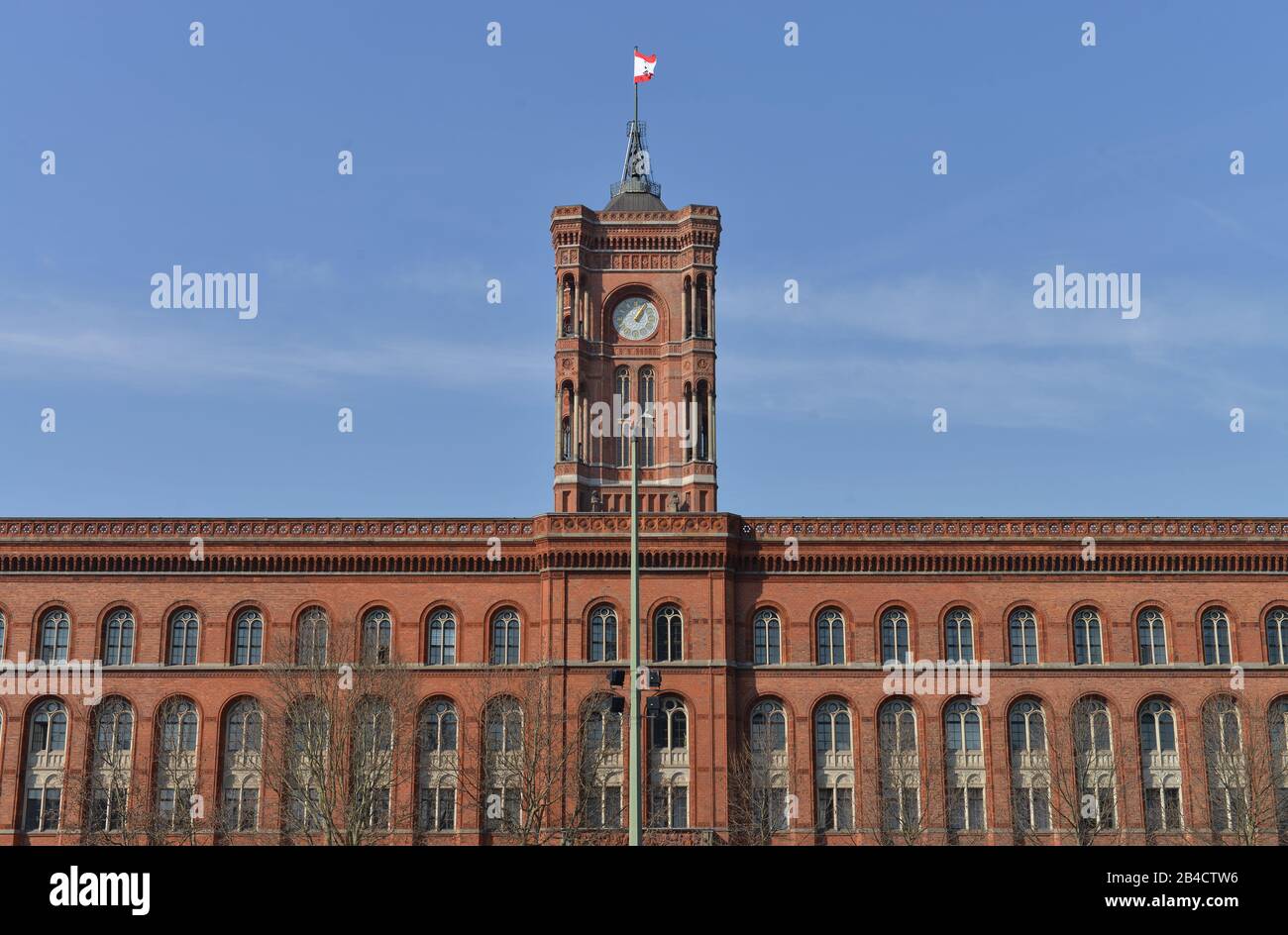 Rotes Rathaus, Mitte, Berlin, Deutschland Stock Photo