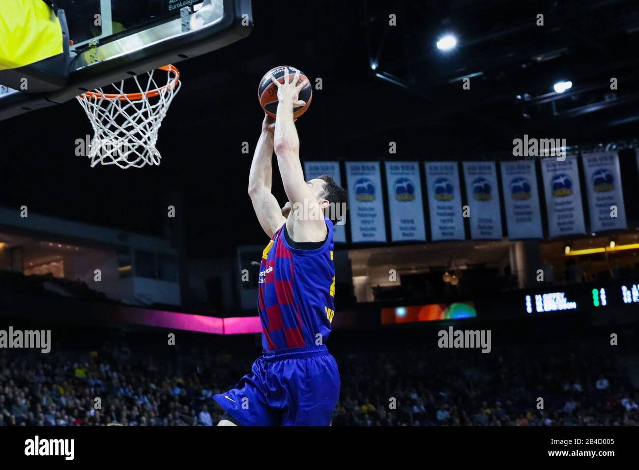 Berlin, Germany, March 04, 2020:Kyle Kuric of FC Barcelona Basketball in action during the EuroLeague basketball match Stock Photo