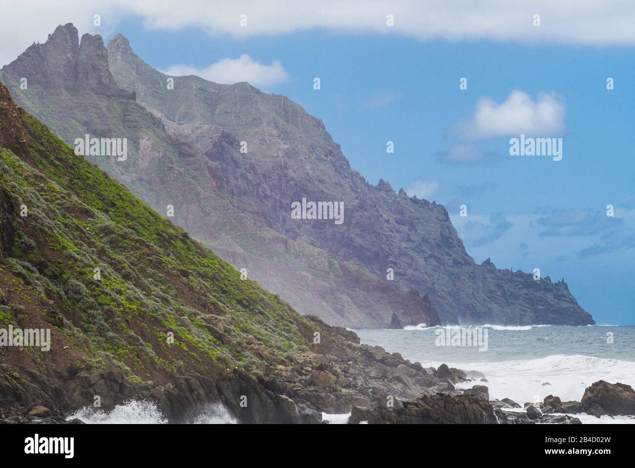 Spain, Canary Islands, Tenerife Island, Almaciga, northwestern coastline Stock Photo
