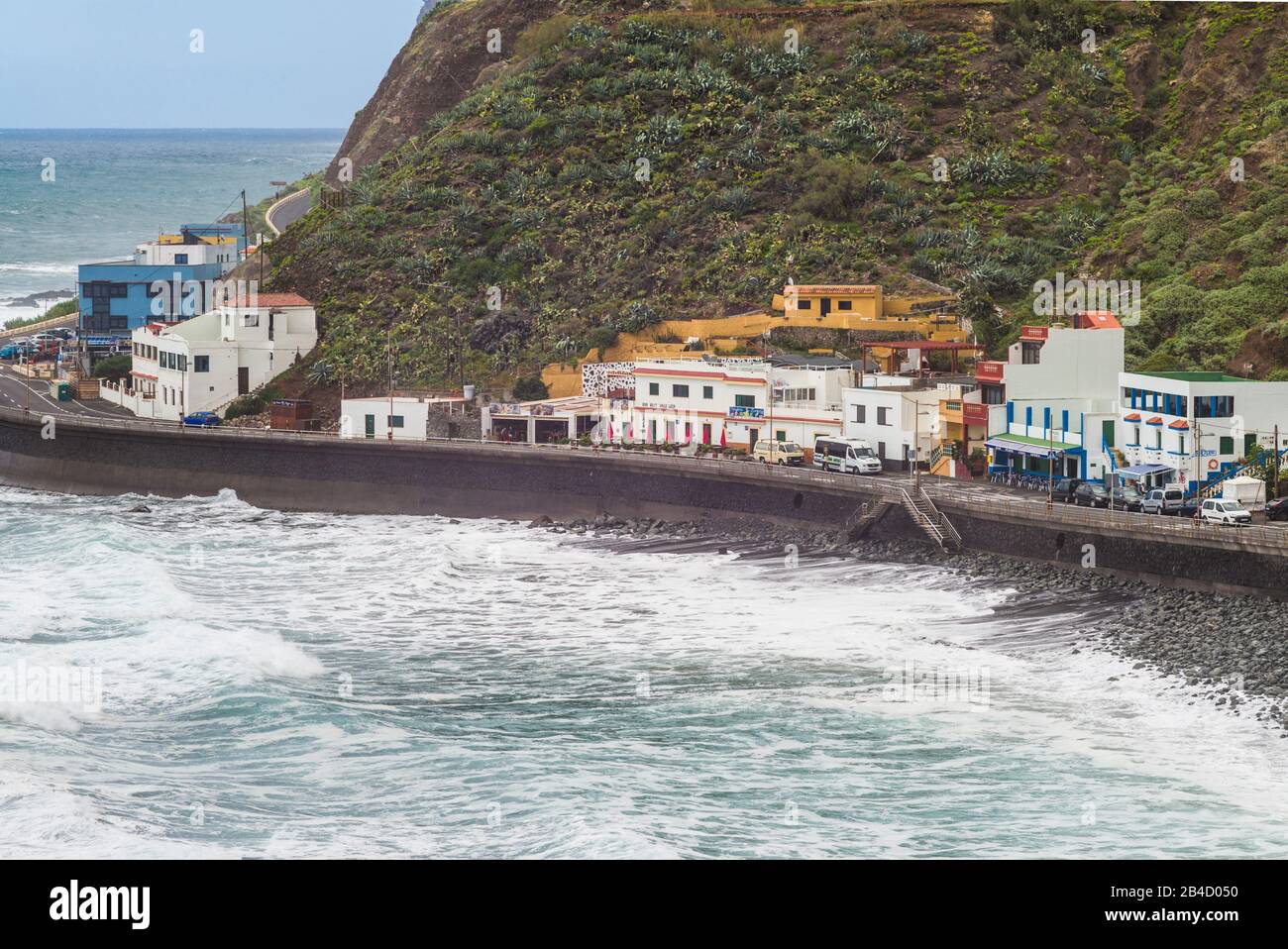 Spain, Canary Islands, Tenerife Island, Almaciga, northwestern coast village Stock Photo