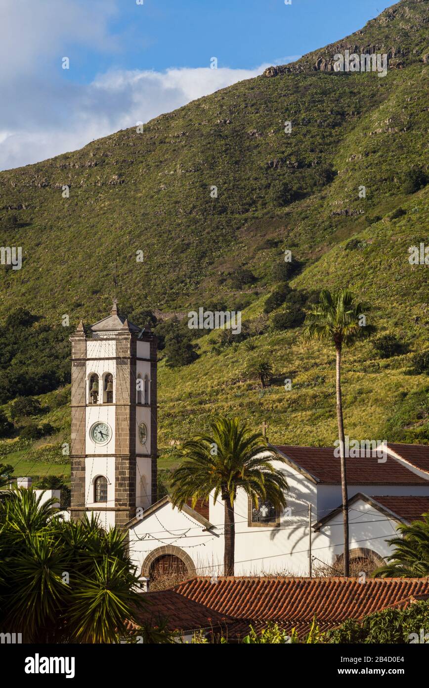 Spain, Canary Islands, Tenerife Island, Tegueste, Iglesia de San Marcos church Stock Photo