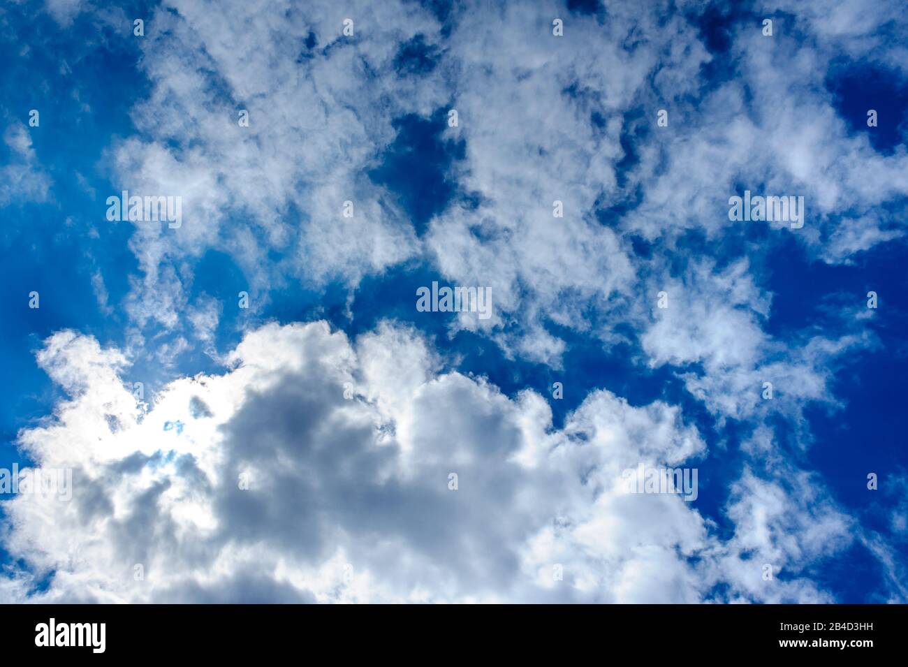 dramatic blue sky and clouds. cloudscape background Stock Photo - Alamy