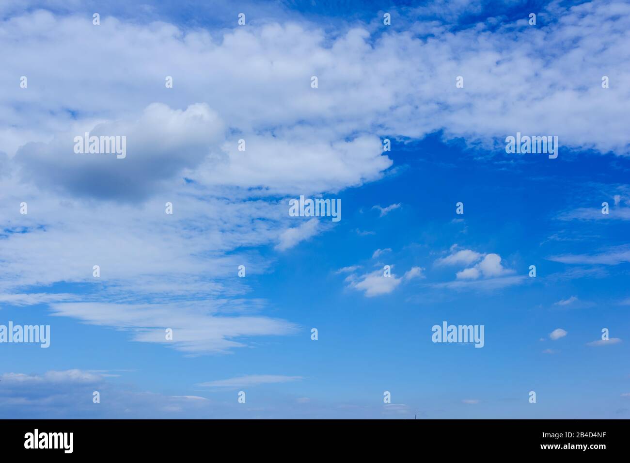dramatic blue sky and clouds. cloudscape background Stock Photo - Alamy