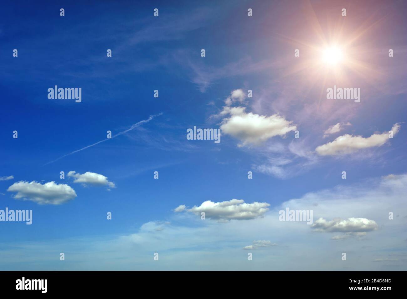 dramatic blue sky and clouds. cloudscape background Stock Photo - Alamy