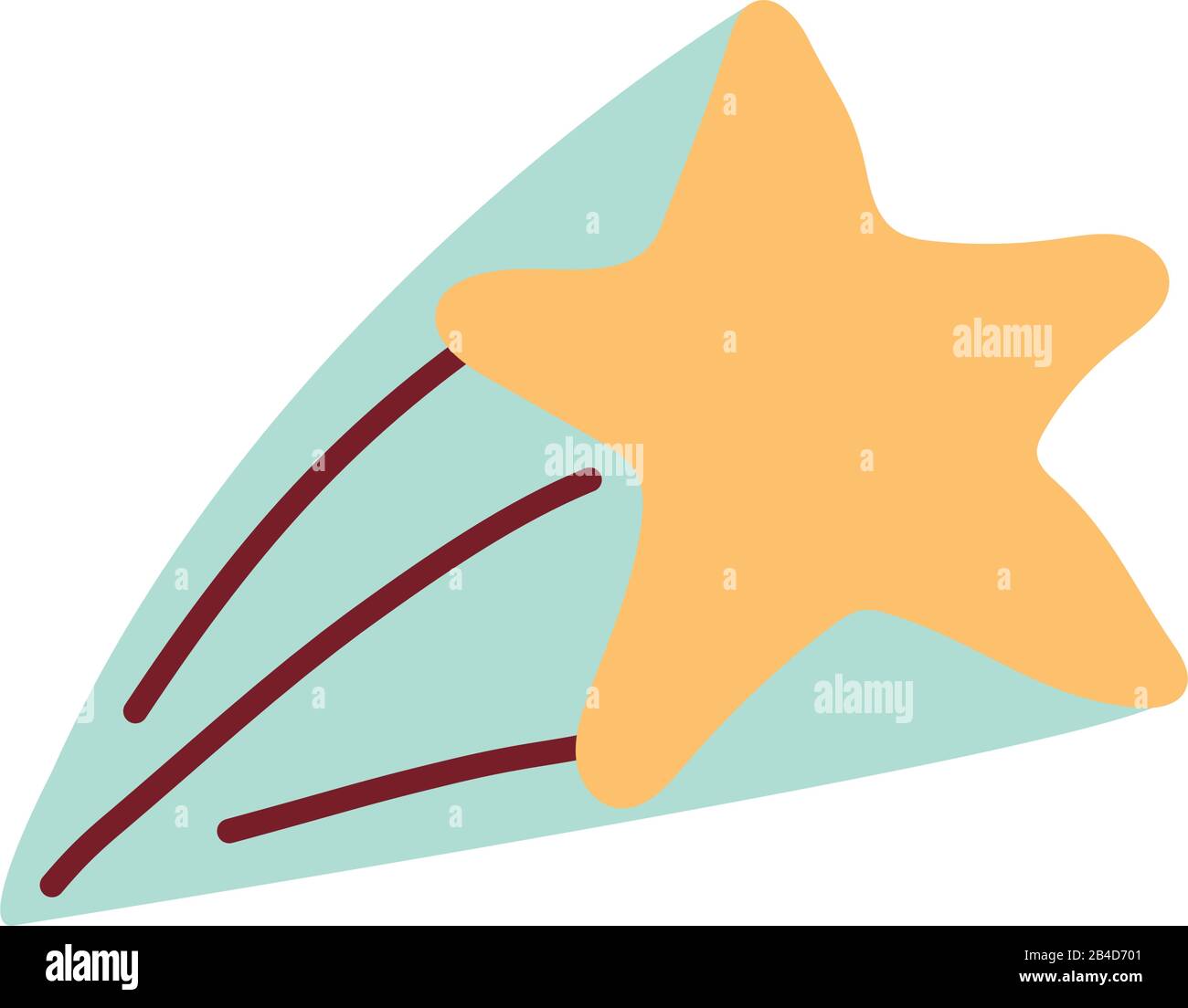 golden star on white background vector illustration design Stock Vector ...
