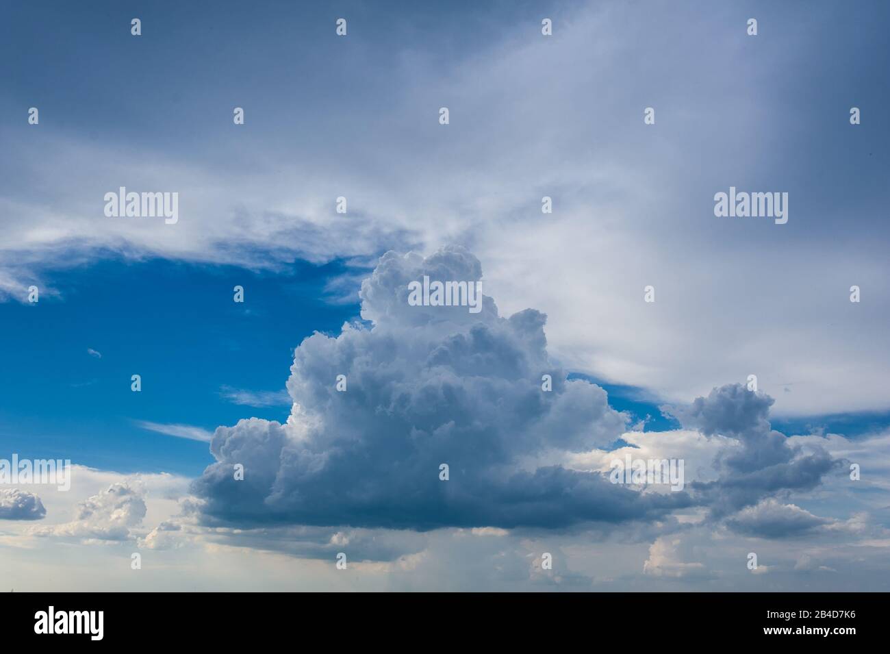 dramatic blue sky and clouds. cloudscape background Stock Photo - Alamy