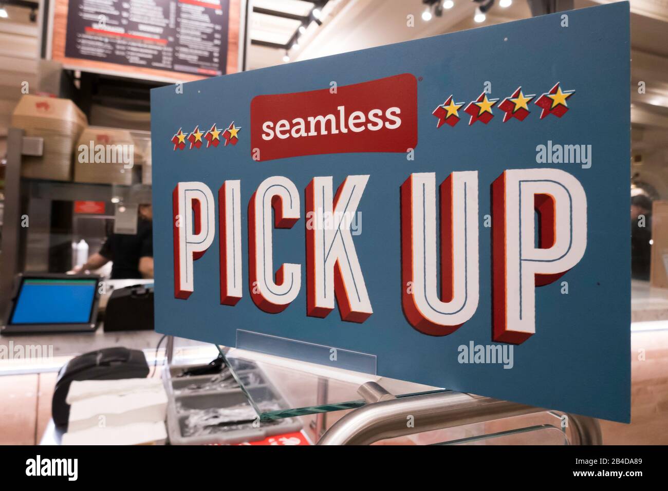 Seamless food delivery hi-res stock photography and images - Alamy