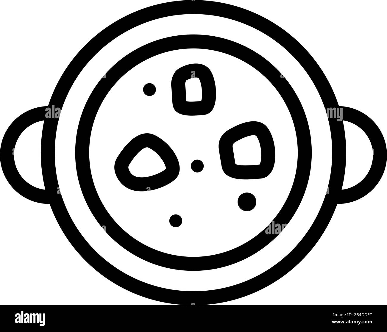 Hot soup icon vector. Isolated contour symbol illustration Stock Vector ...