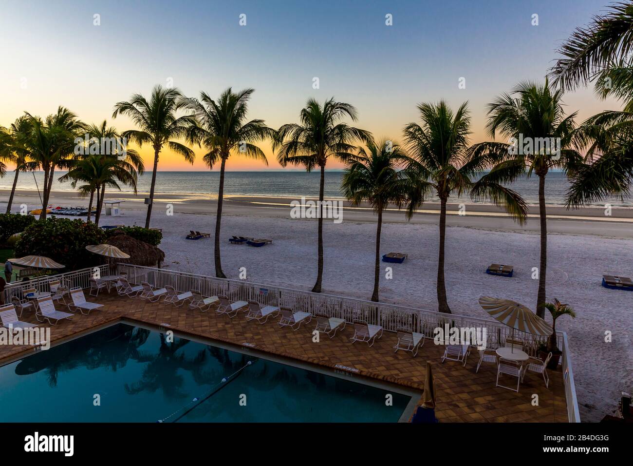 Sonnenaufgang, Fort Myers, Florida, USA, Nordamerika Stock Photo
