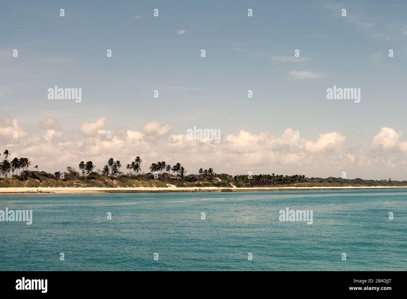 Beach of Brazil - Praia do Francês, Marechal Deodoro - Alagoas Stock Photo