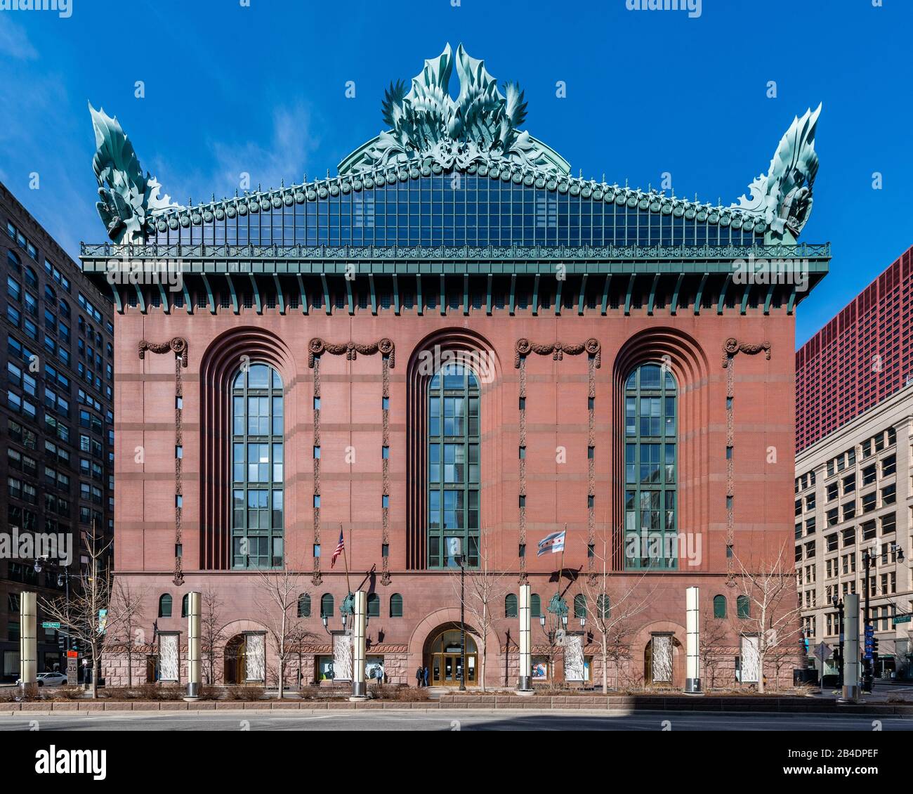 Harold Washington Library Stock Photo Alamy