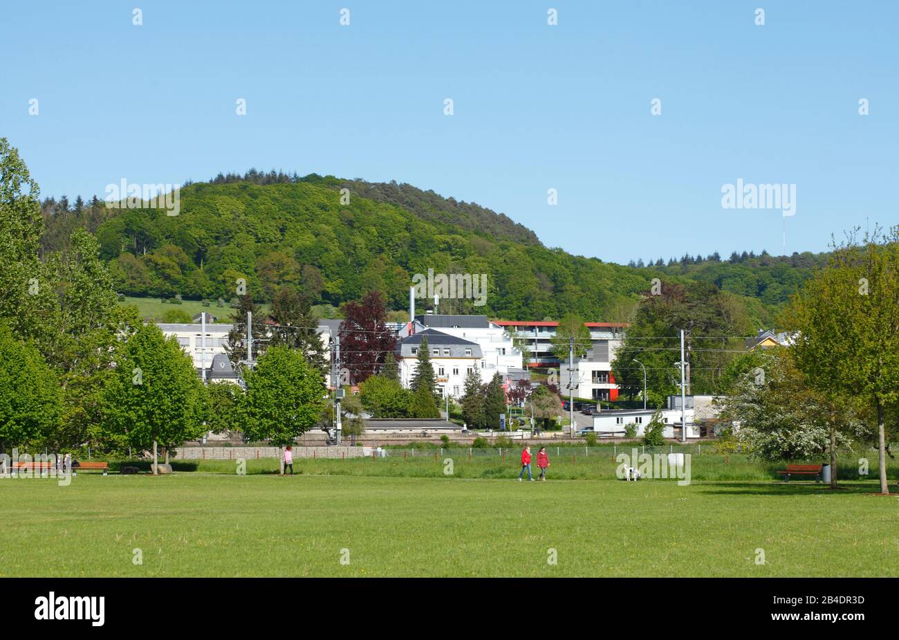 Stadtpark, Mersch, Luxemburg, Europa Stock Photo