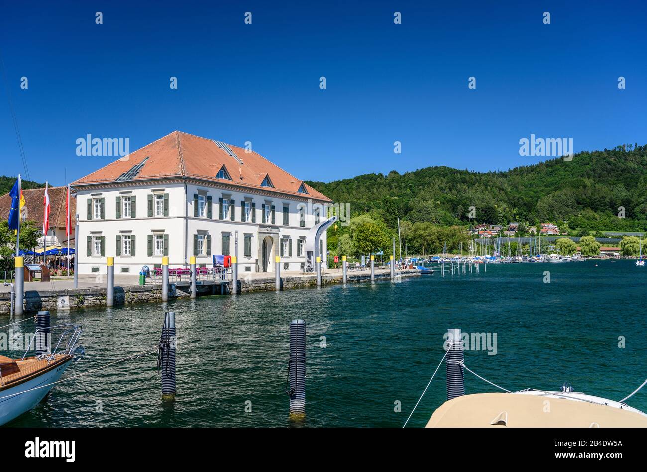 Deutschland, BadenWürttemberg, Bodensee, Ludwigshafen, Hafen, Zollhaus
