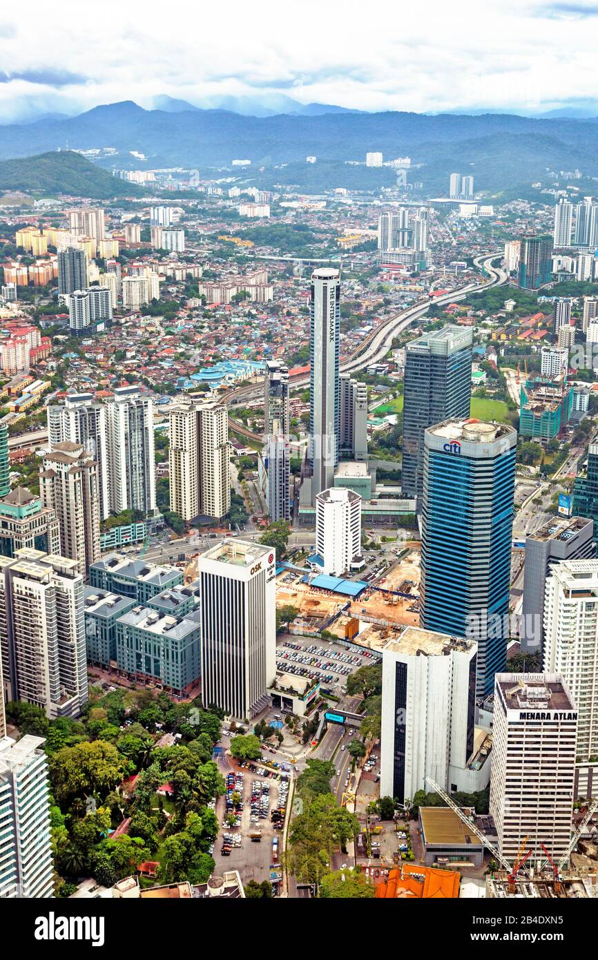 Kuala Lumpur skyline, Kuala Lumpur, Malaysia, Asia Stock Photo