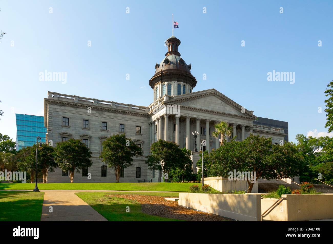 Columbia South Carolina home of the Statehouse Capital building with a rich history Stock Photo