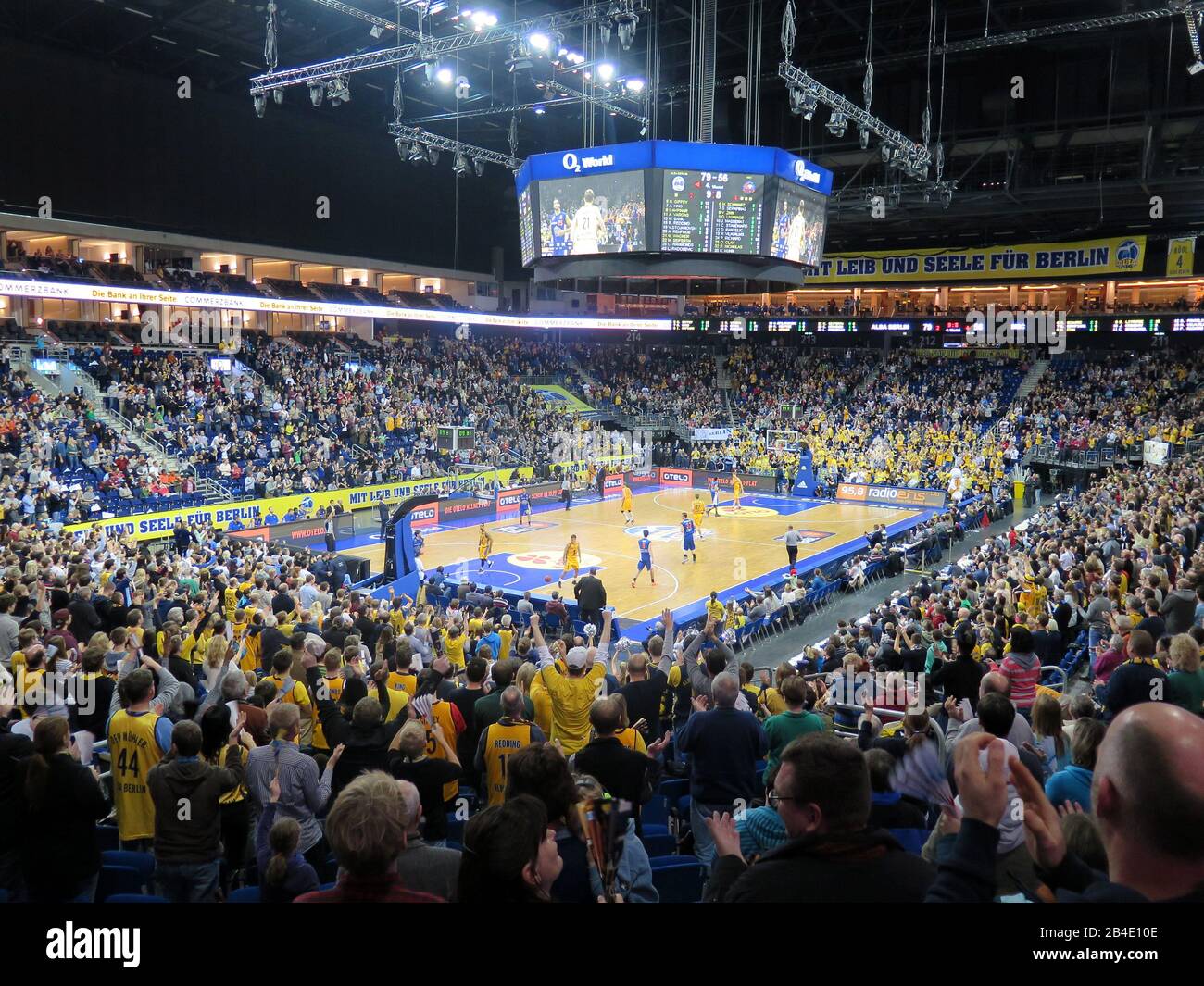 Basketball, ALBA - MDC, O2Arena, Berlin, Deutschland Stock Photo