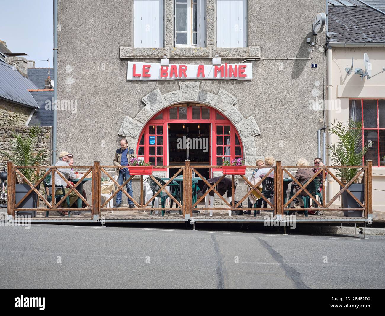 Europa, Frankreich, Bretagne, Huelgoat, 'Le Bar a Mine' Stock Photo