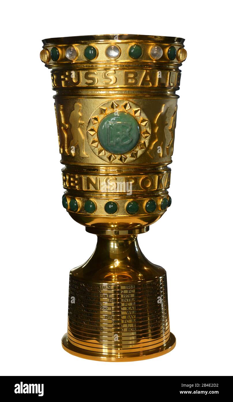 Replik DFB-Pokal, Olympiapark, Charlottenburg, Berlin, Deutschland Stock  Photo - Alamy