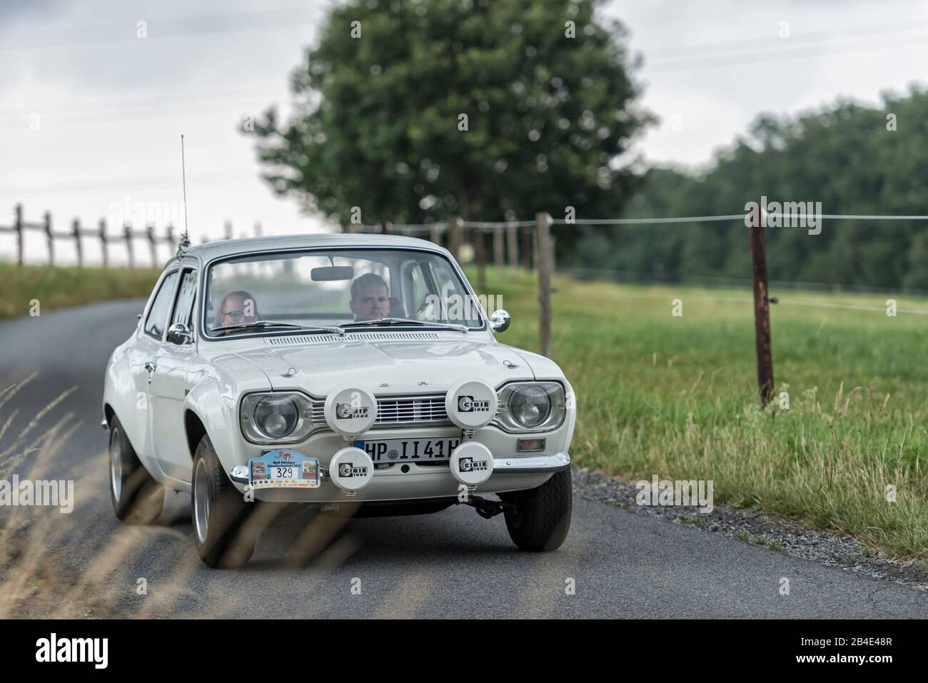 Bad König, Hesse, Germany, Ford Escort MK1 RS 1600 BDA, built in 1972, built in 1972, 1600 cc, 215 hp at the classic festival. Stock Photo
