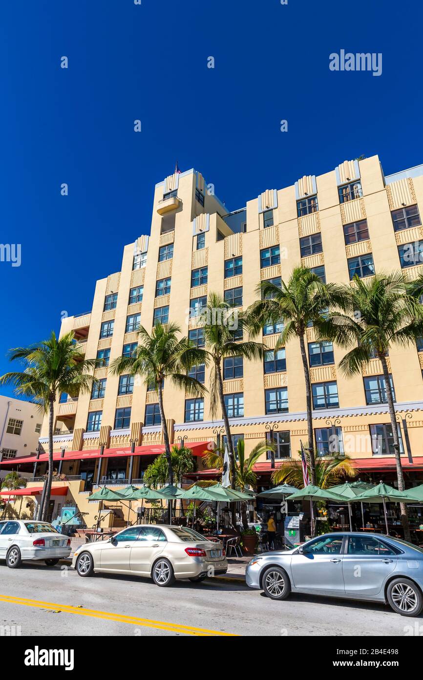The Netherland Hotel, Ocean Drive, Art Deco District, South Beach ...
