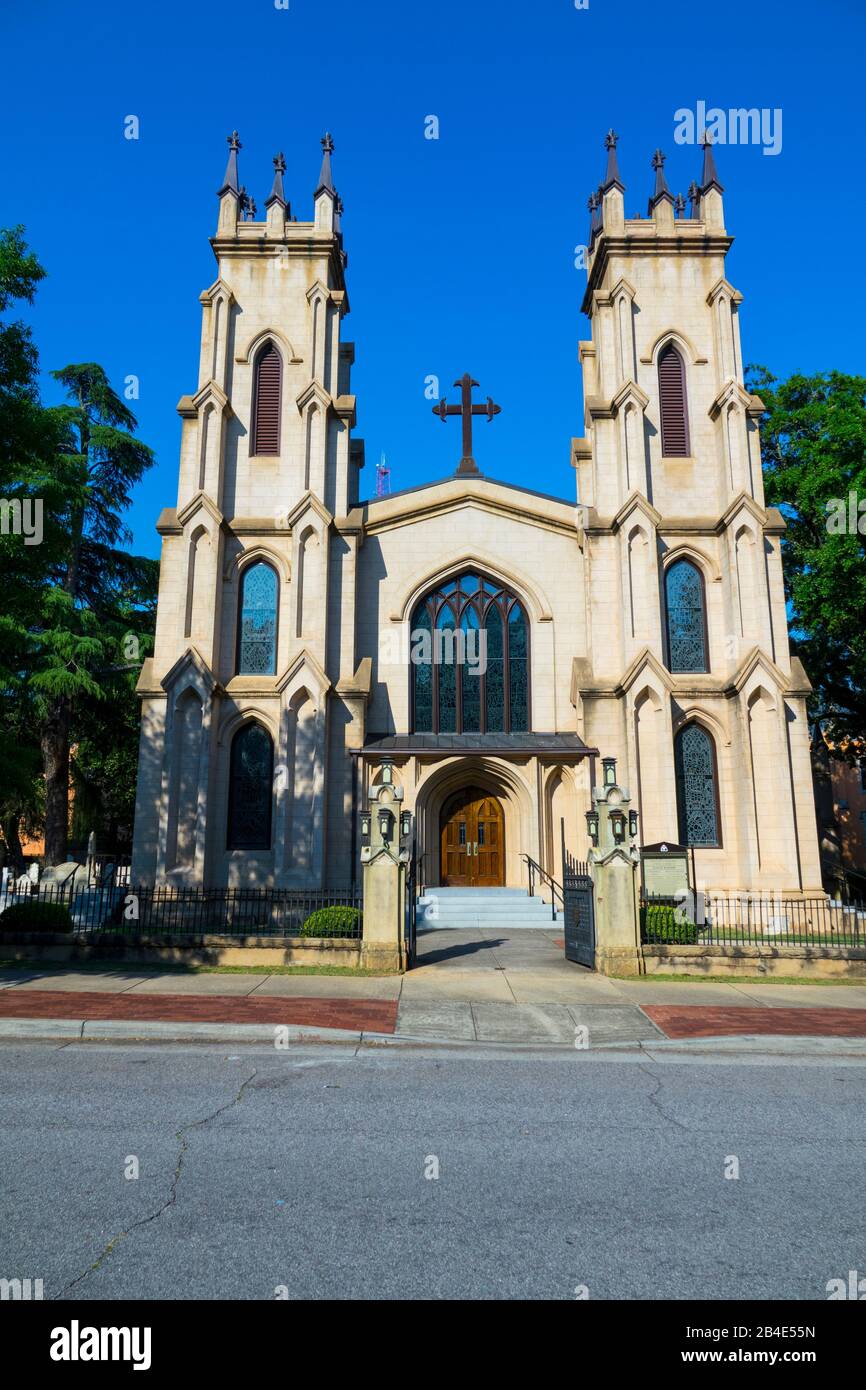 Trinity Episcopal Church Columbia South Carolina home of the Statehouse Capital building with a rich history Stock Photo