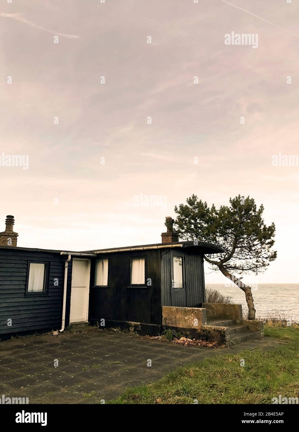 Haus; Als; Alsen; Insel; Landschaft; Dänemark Stock Photo