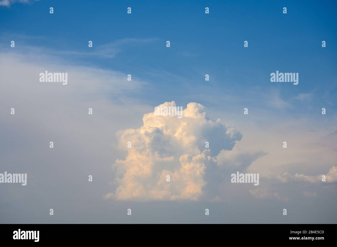 Germany, cumulus cloud. Stock Photo