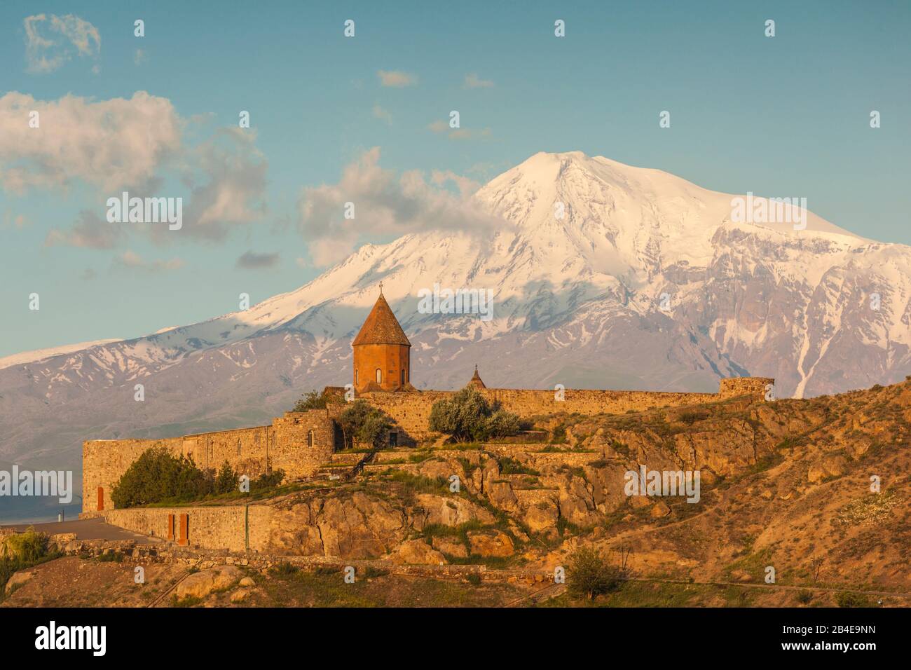 Premium Photo  Tower of the church of holy mother of god in khor virap  monastery ararat province armenia