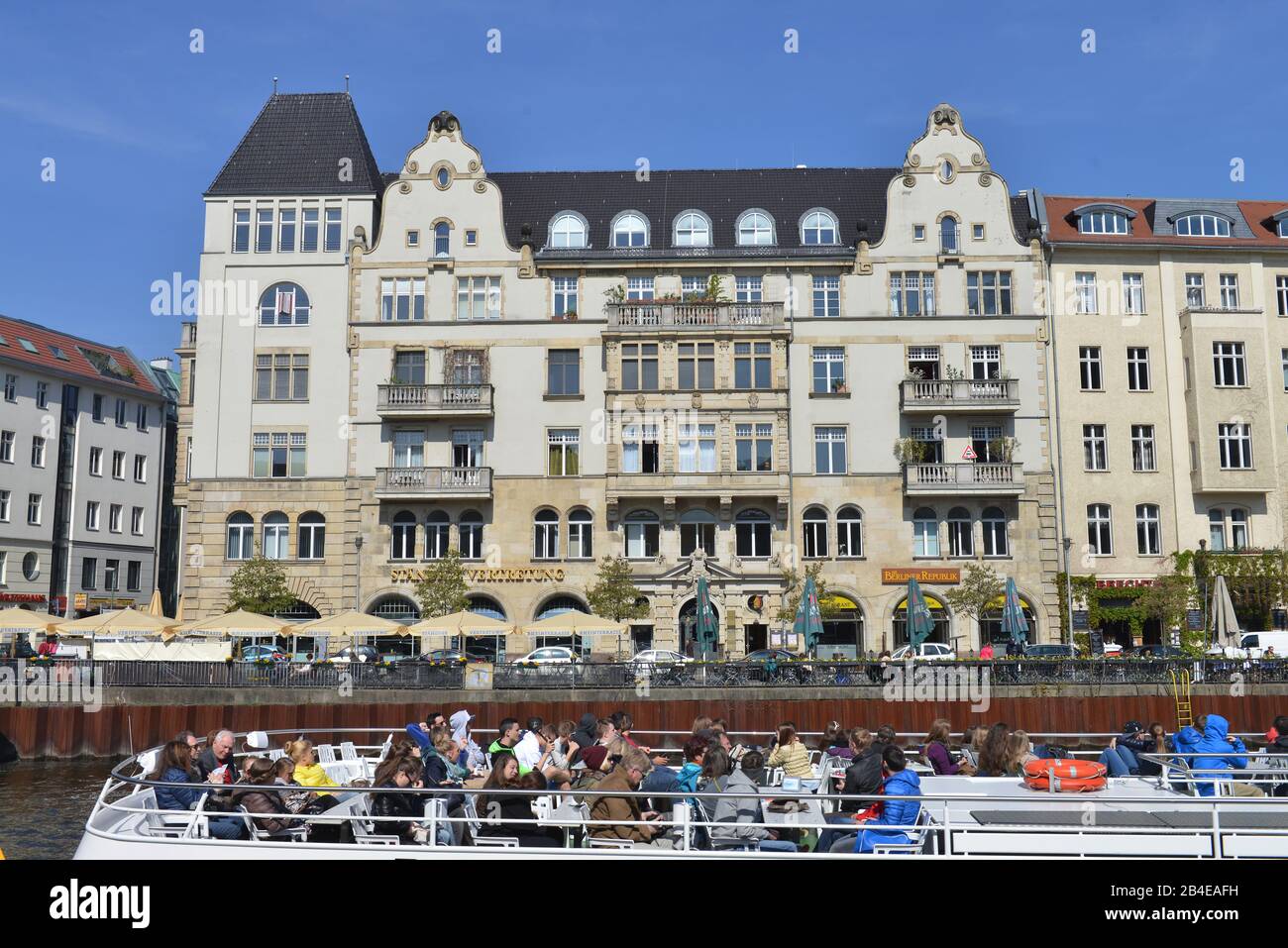 Restaurant, ´Staendige Vertretung´, Schiffbauerdamm, Mitte, Berlin, Deutschland Stock Photo