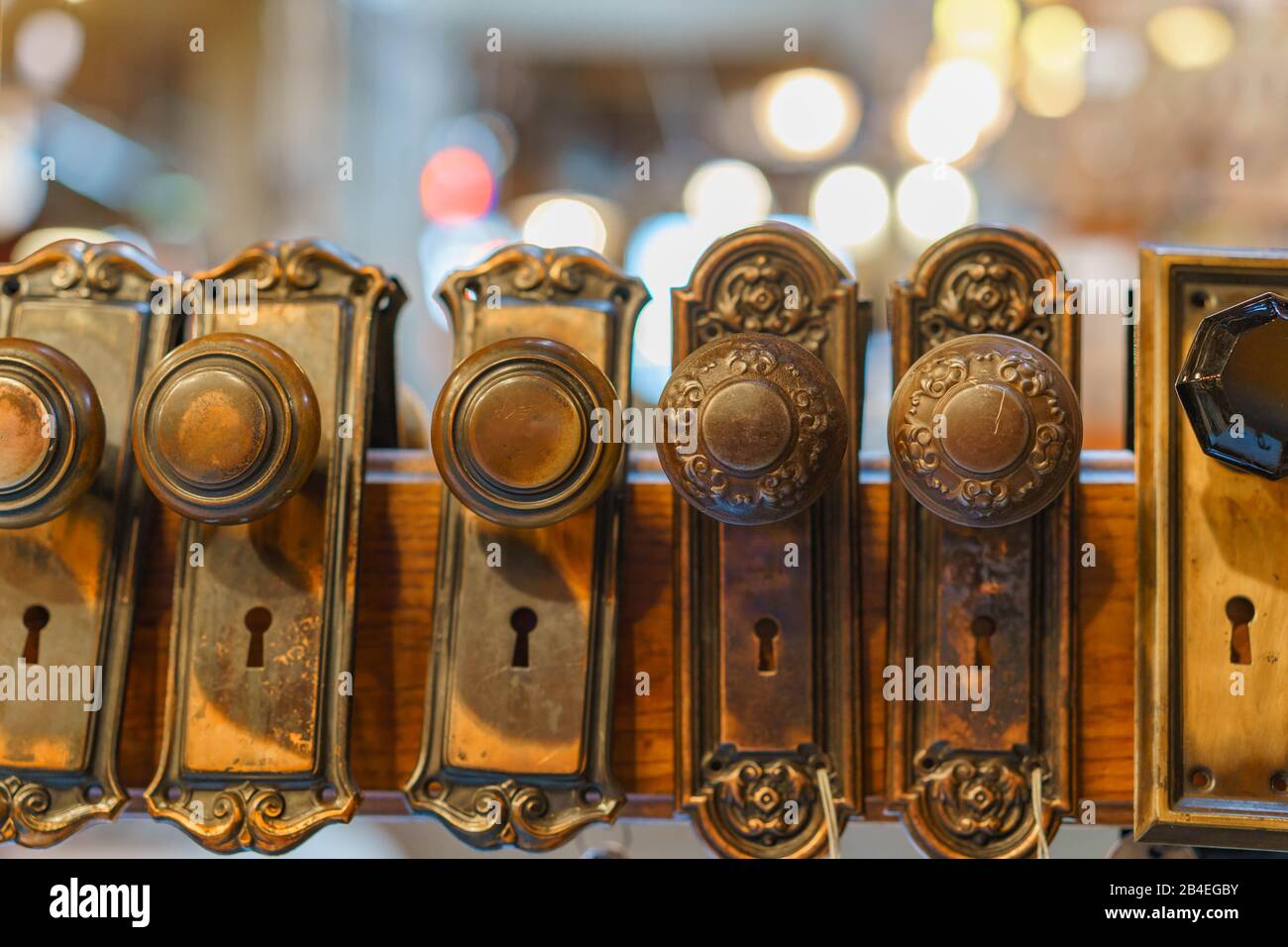 Old Treasures Found In Antique Store Stock Photo - Alamy