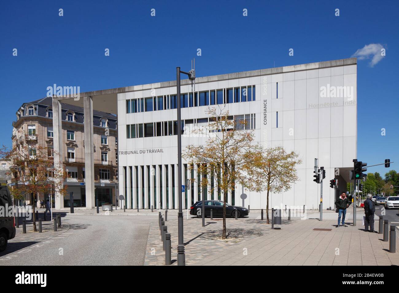 Labor Court, Tribunal du Travail, Esch an der Alzette, Luxembourg, Europe Stock Photo