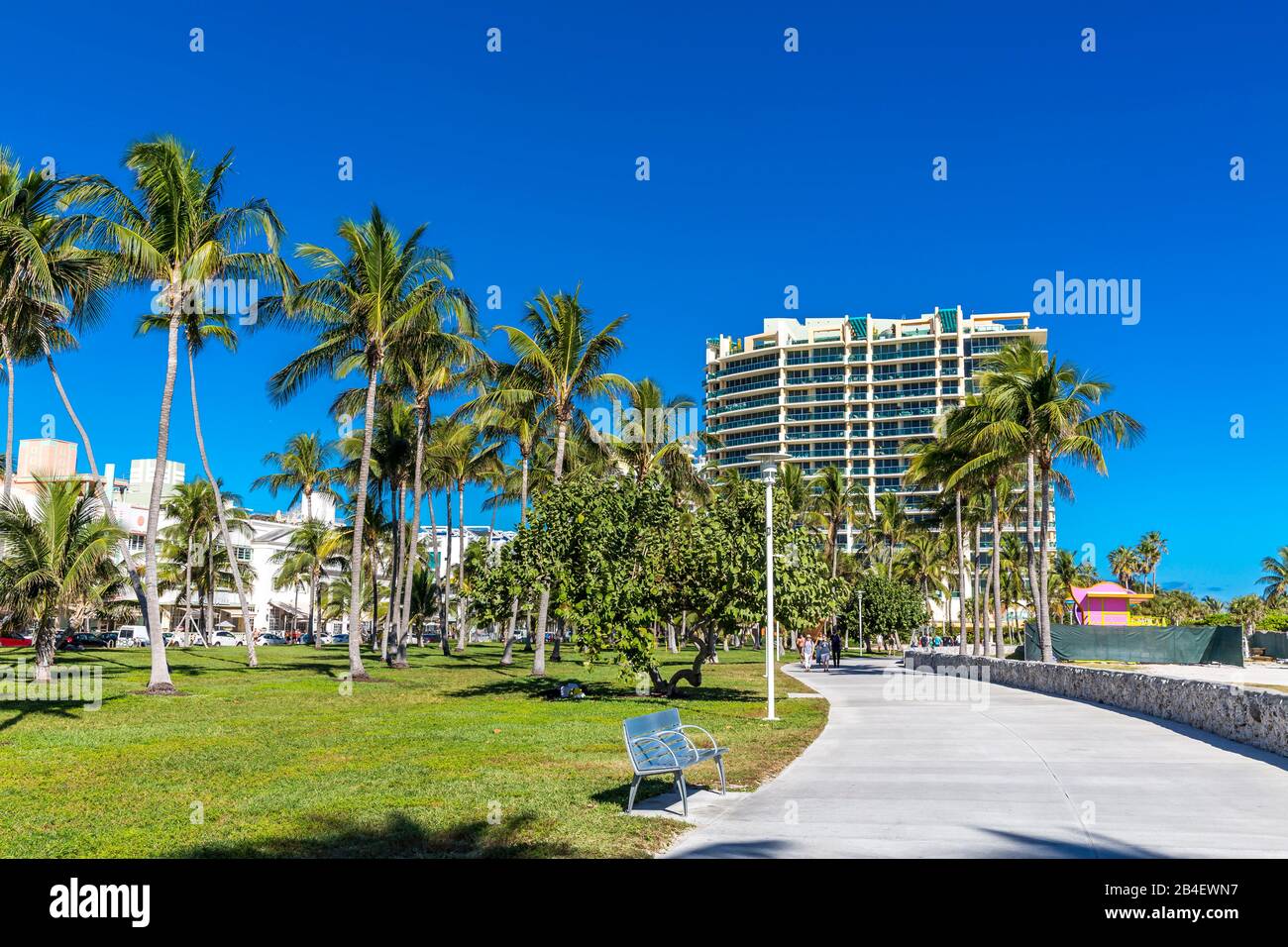 Lummus Park, Miami Beach, Miami-Dade County, Florida, USA, North America Stock Photo