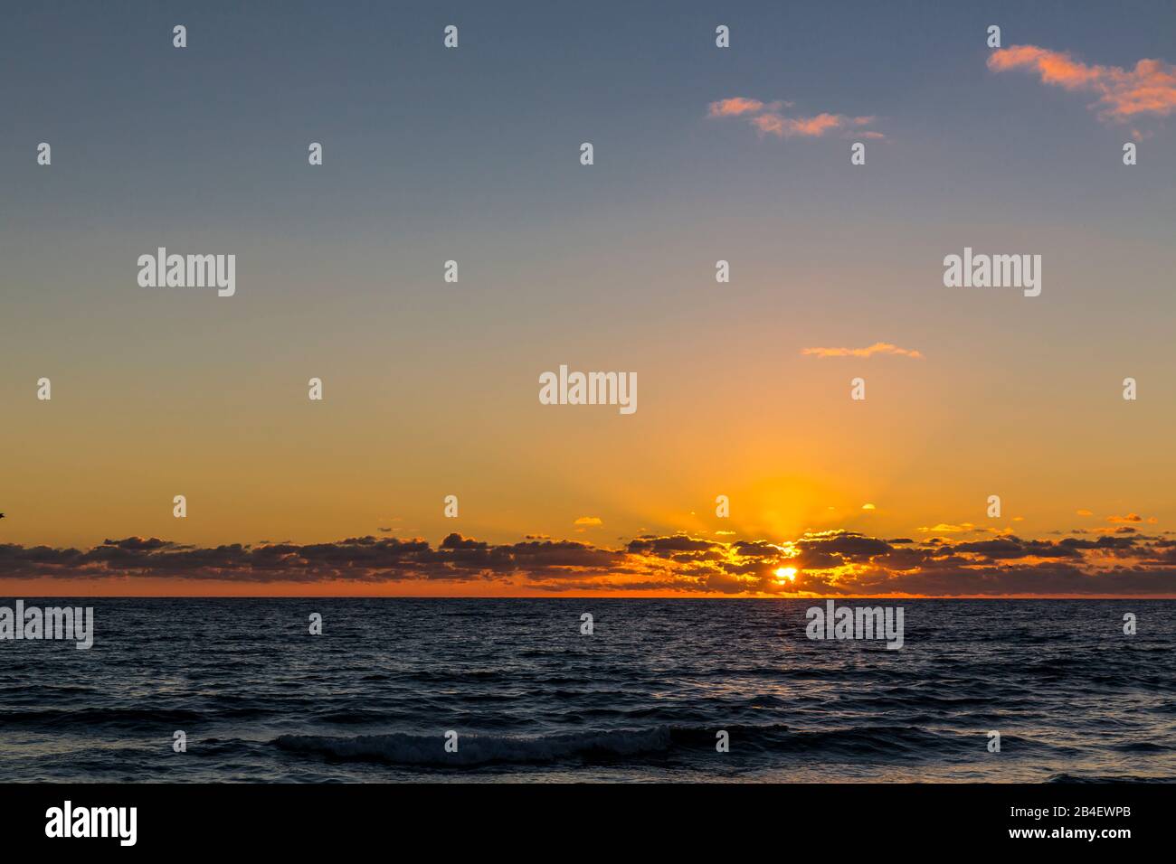 Sonnenaufgang, Miami Beach, Florida, USA, Nordamerika Stock Photo