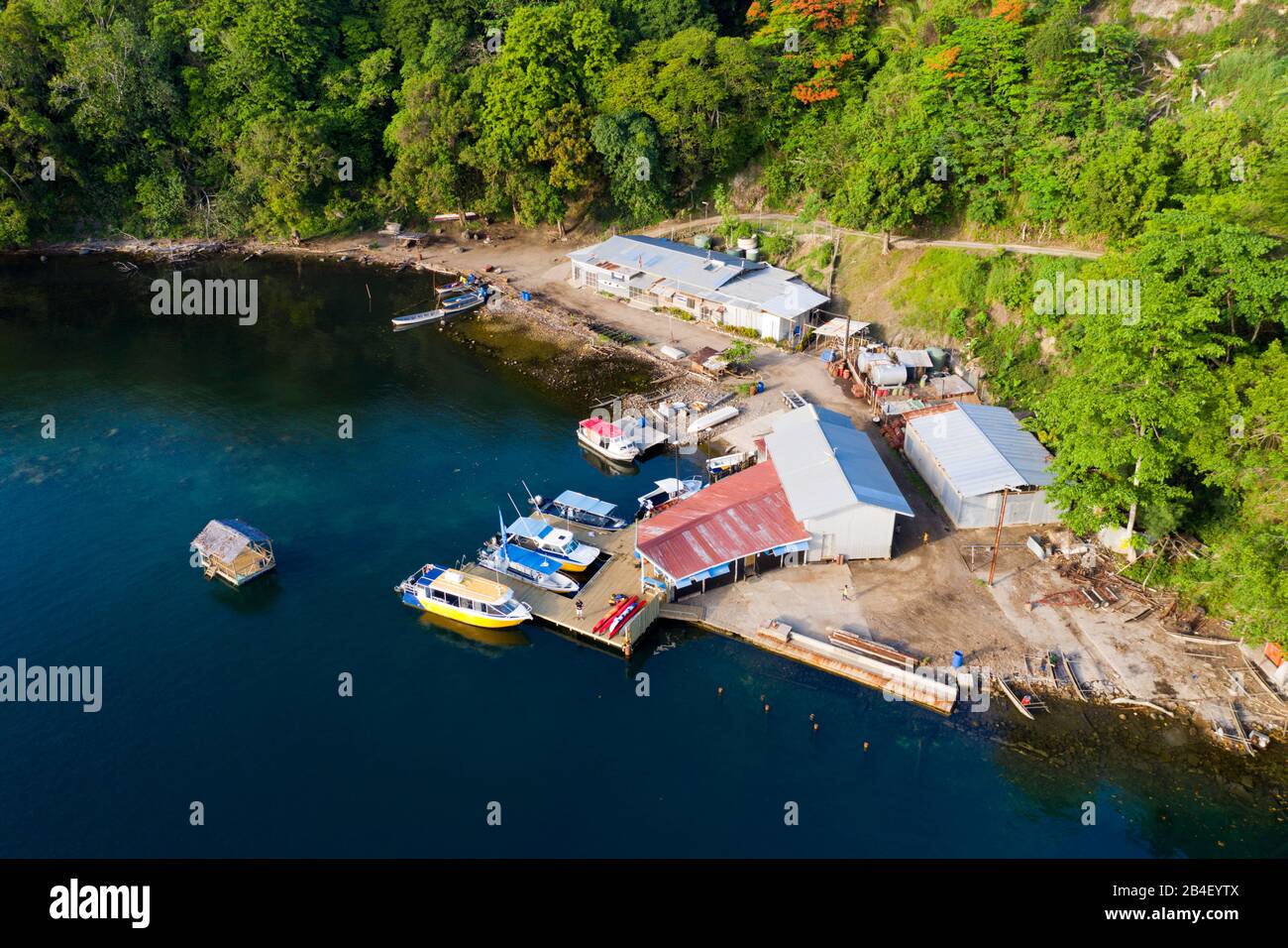 Tufi Harbor, Cape Nelson, Oro Province, Papua New Guinea Stock Photo