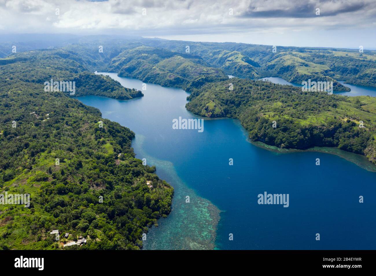 Fjords of Cape Nelson, Tufi, Oro Province, Papua New Guinea Stock Photo