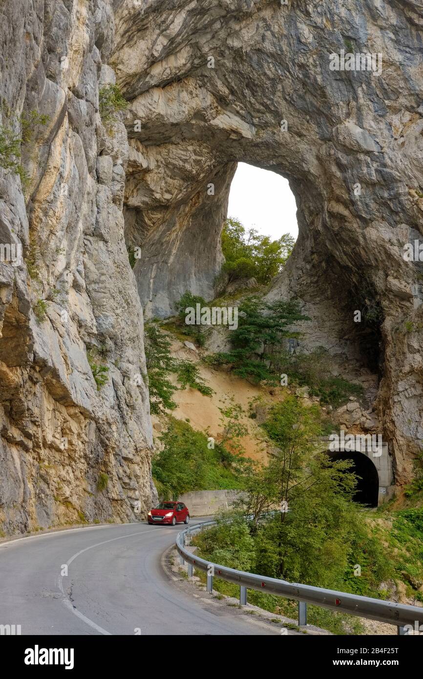 M 18 highway with tunnel and cave hires stock photography and images